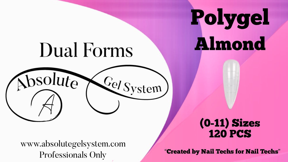 Dual Forms Almond 120pcs | Absolute Gel System
