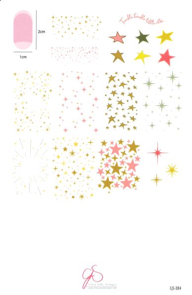 CjS-384 - Twinkle Twinkle  | Clear Jelly Stamping Plate