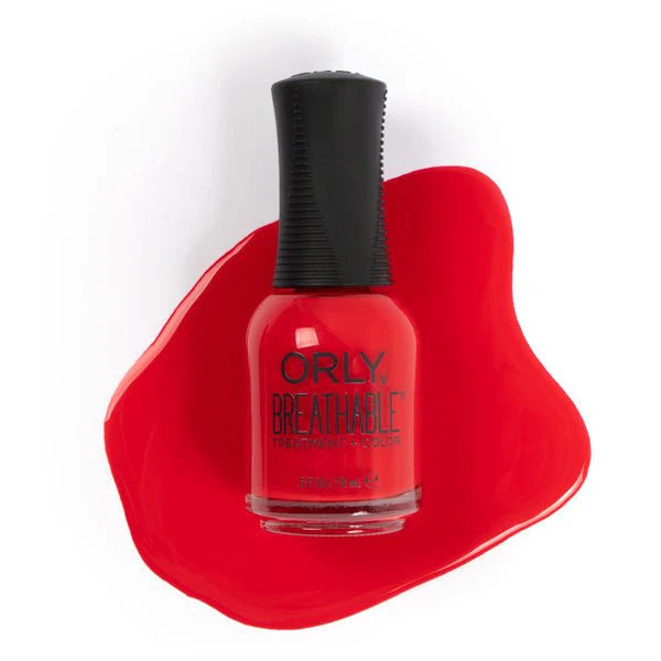 Cherry Bomb | Orly Breathable 1-Step Manicure