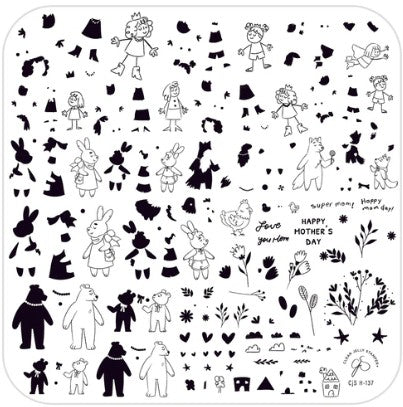
                  
                    CjSH-137  Made for Mom |  Clear Jelly Stamping Plate
                  
                