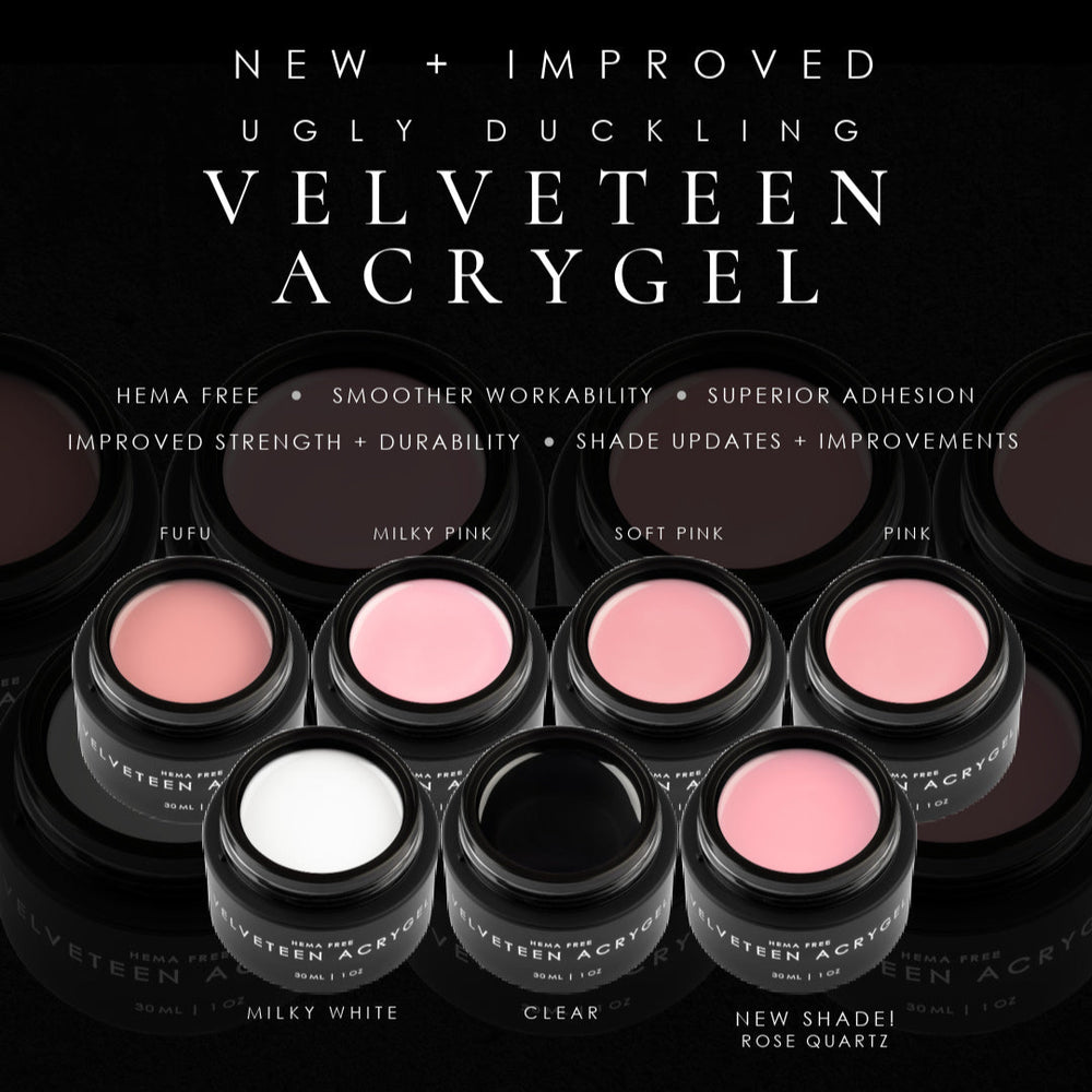 NEW and IMPROVED Velveteen Acrygel ~ 7 Shades | Ugly Duckling