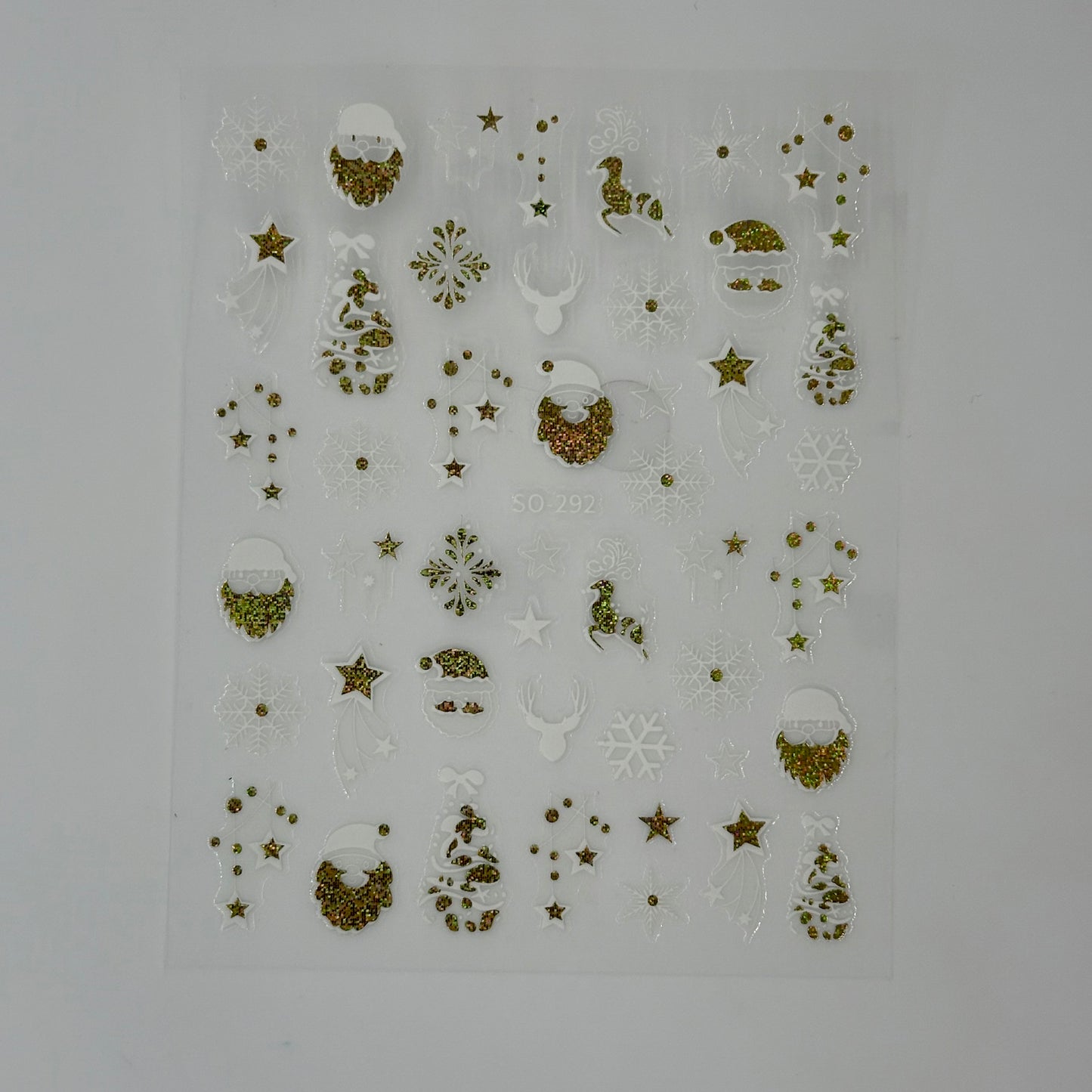 
                  
                    Metallic Iridescent and white Festive Decals | Lula Beauty
                  
                