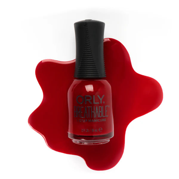 One In Vermillion | Orly Breathable 1-Step Manicure