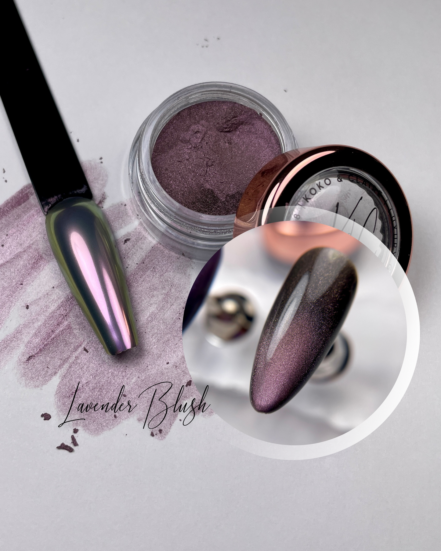 
                  
                    Lavender Blush  - Chrome & Magnetic Pigment  | Koko & Claire
                  
                