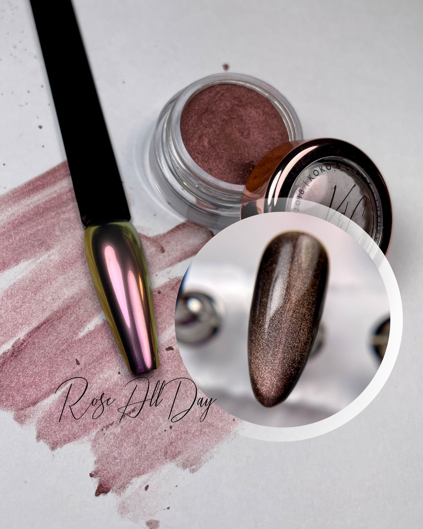 
                  
                    Rosé All Day - Chrome & Magnetic Pigment  | Koko & Claire
                  
                