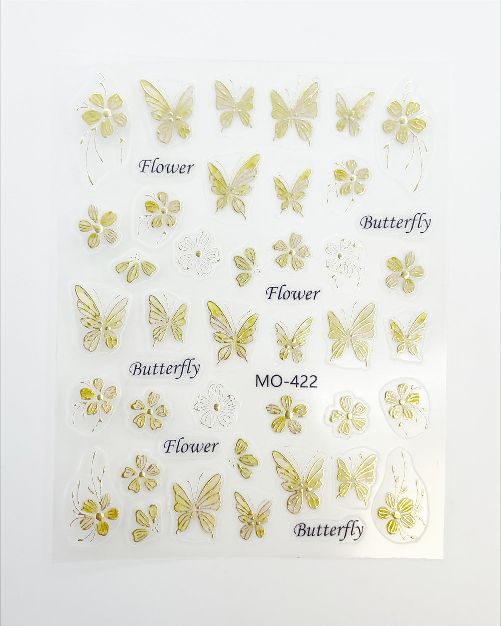 Vintage  Butterflies and Flowers Self Adhesive Decals | Lula Beauty