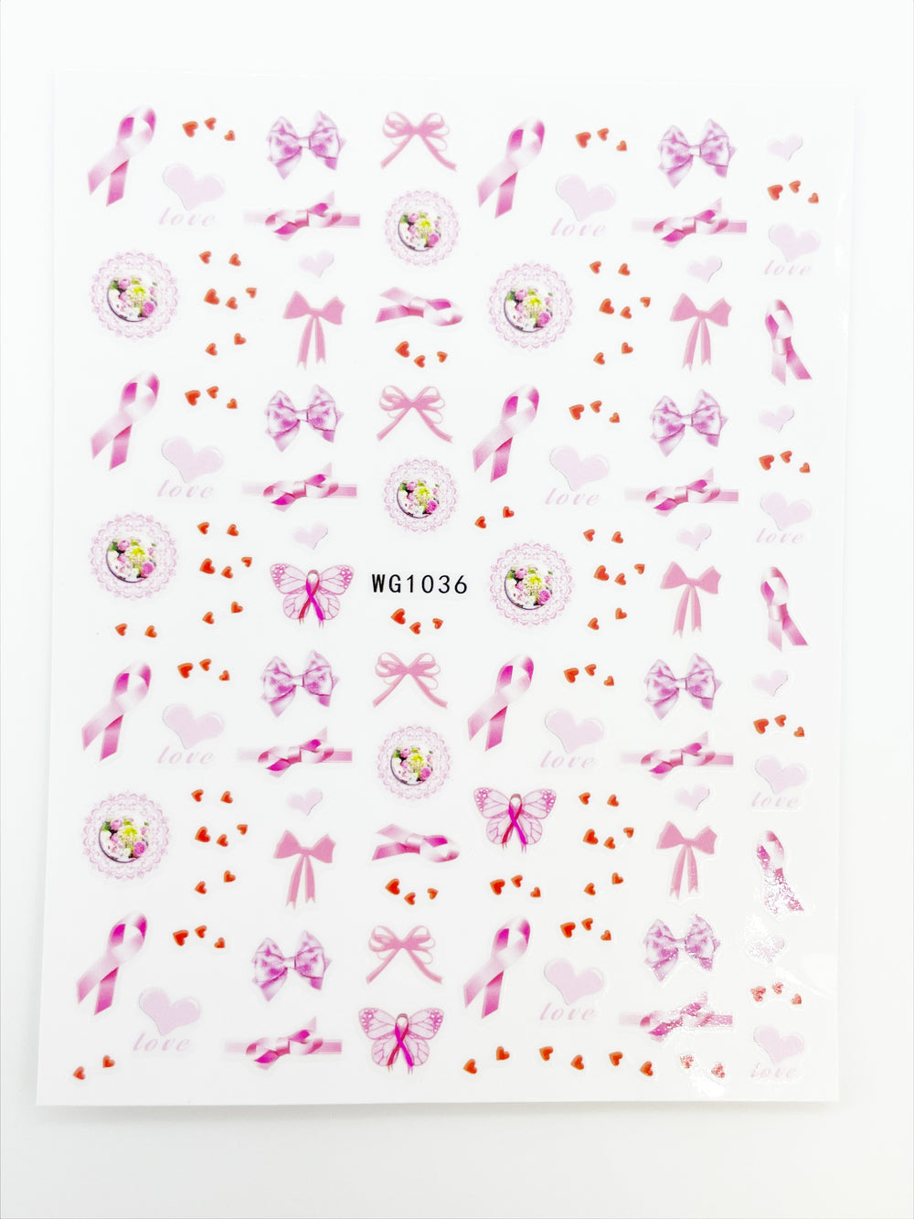 Breast Cancer Awareness  Self Adhesive Decals | Lula Beauty