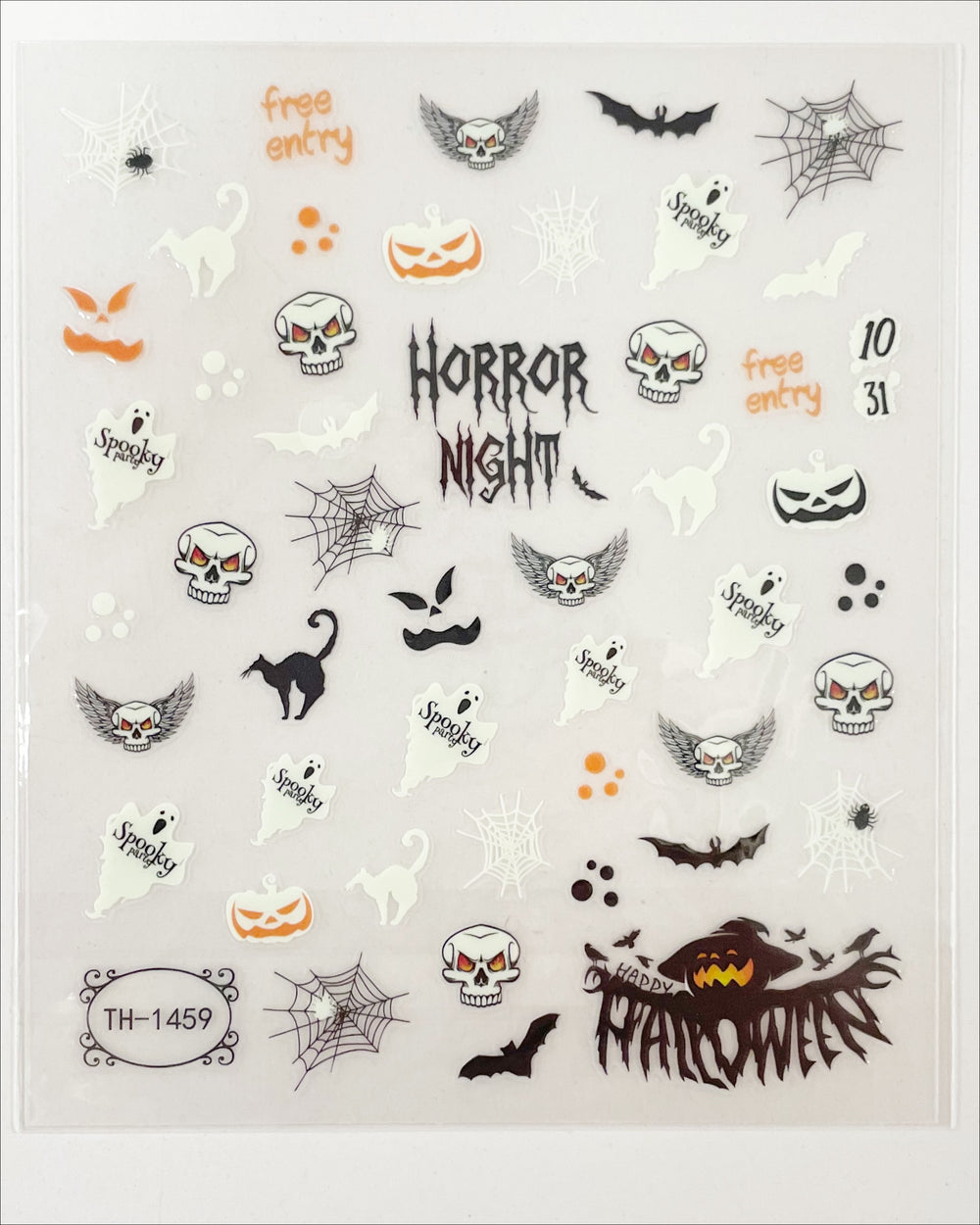 Horror Night GITD  Decals | Lula Beauty