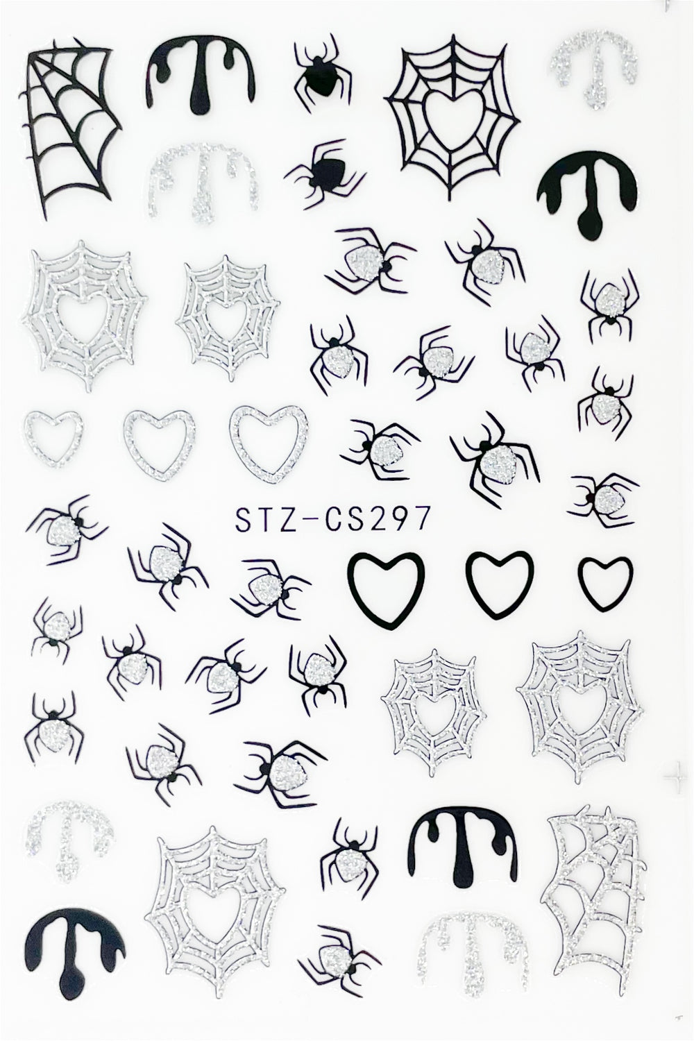 Sparkly Spider Decals | Lula Beauty