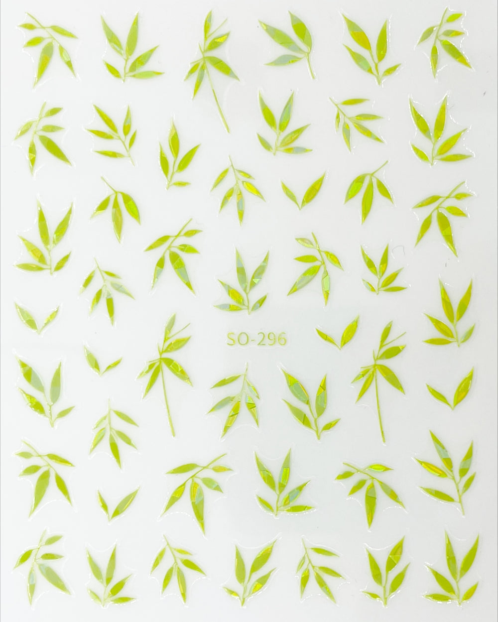 Holo leaf Decal 3 varients | Lula Beauty