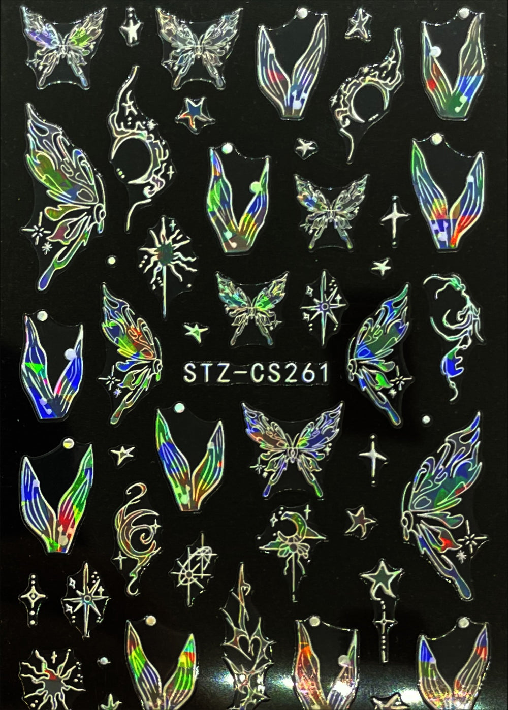 Glass Effect Butterfly Decal | Lula Beauty