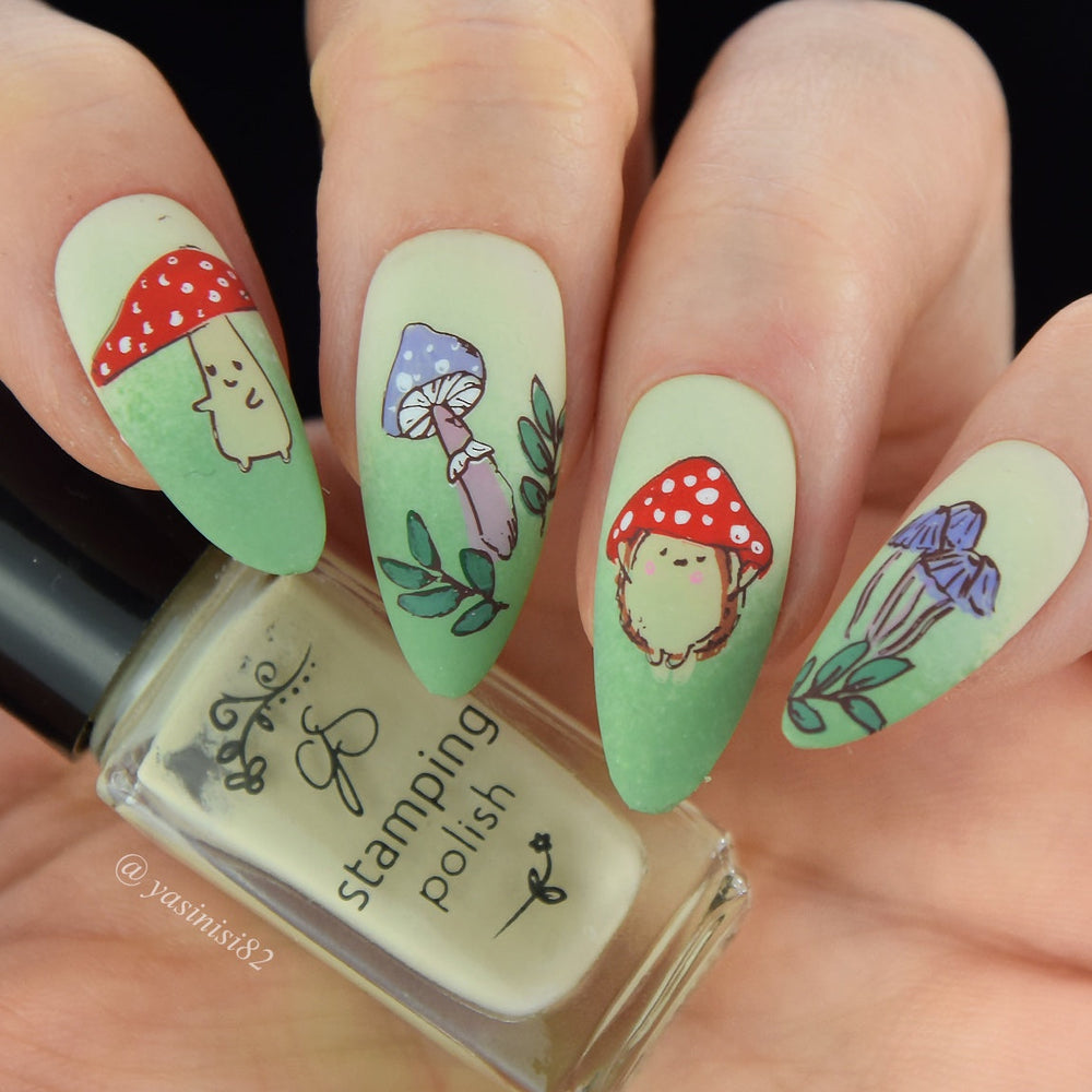 
                  
                    CJS-369  Mushroom Forest | Clear Jelly Stamping Plate
                  
                