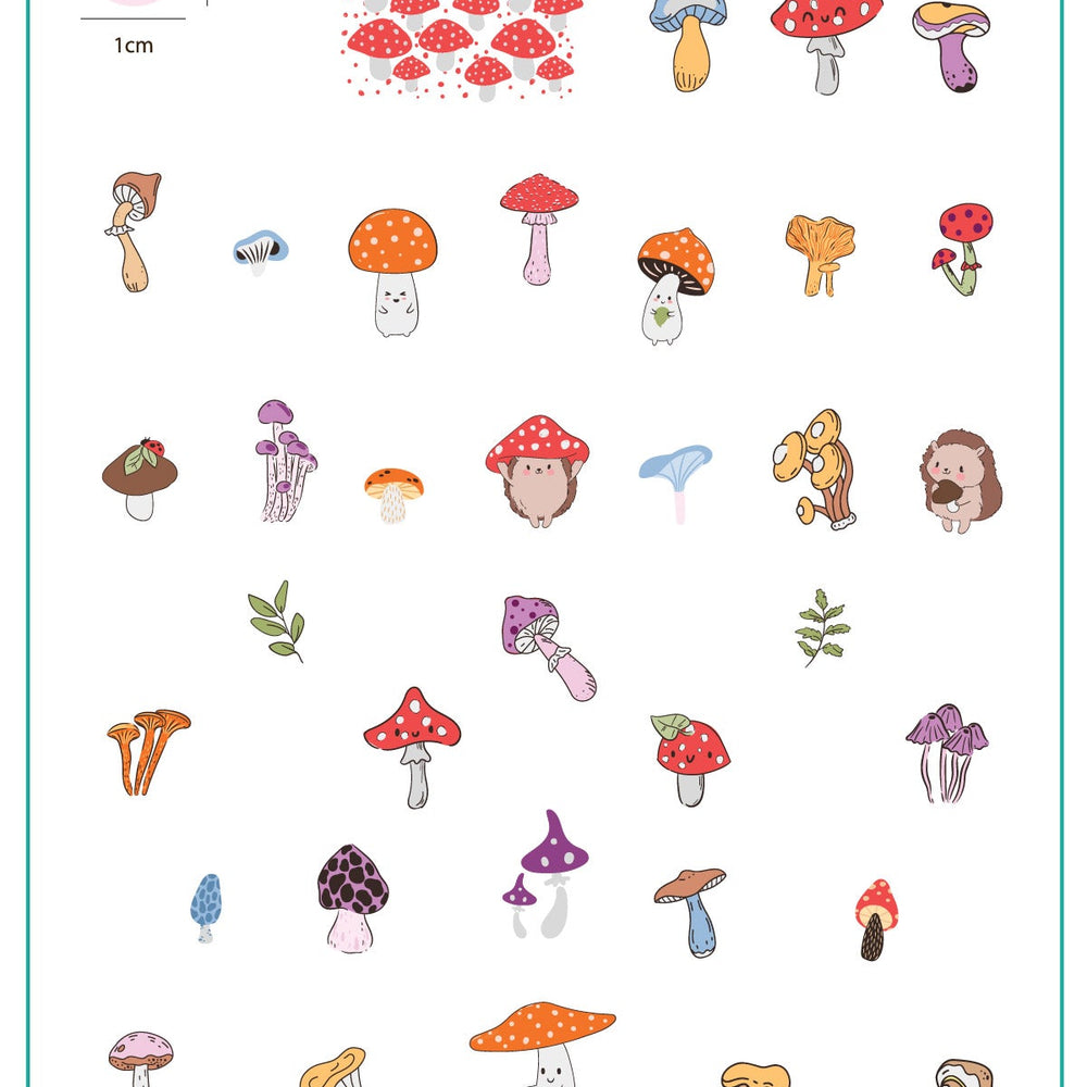 
                  
                    CJS-369  Mushroom Forest | Clear Jelly Stamping Plate
                  
                