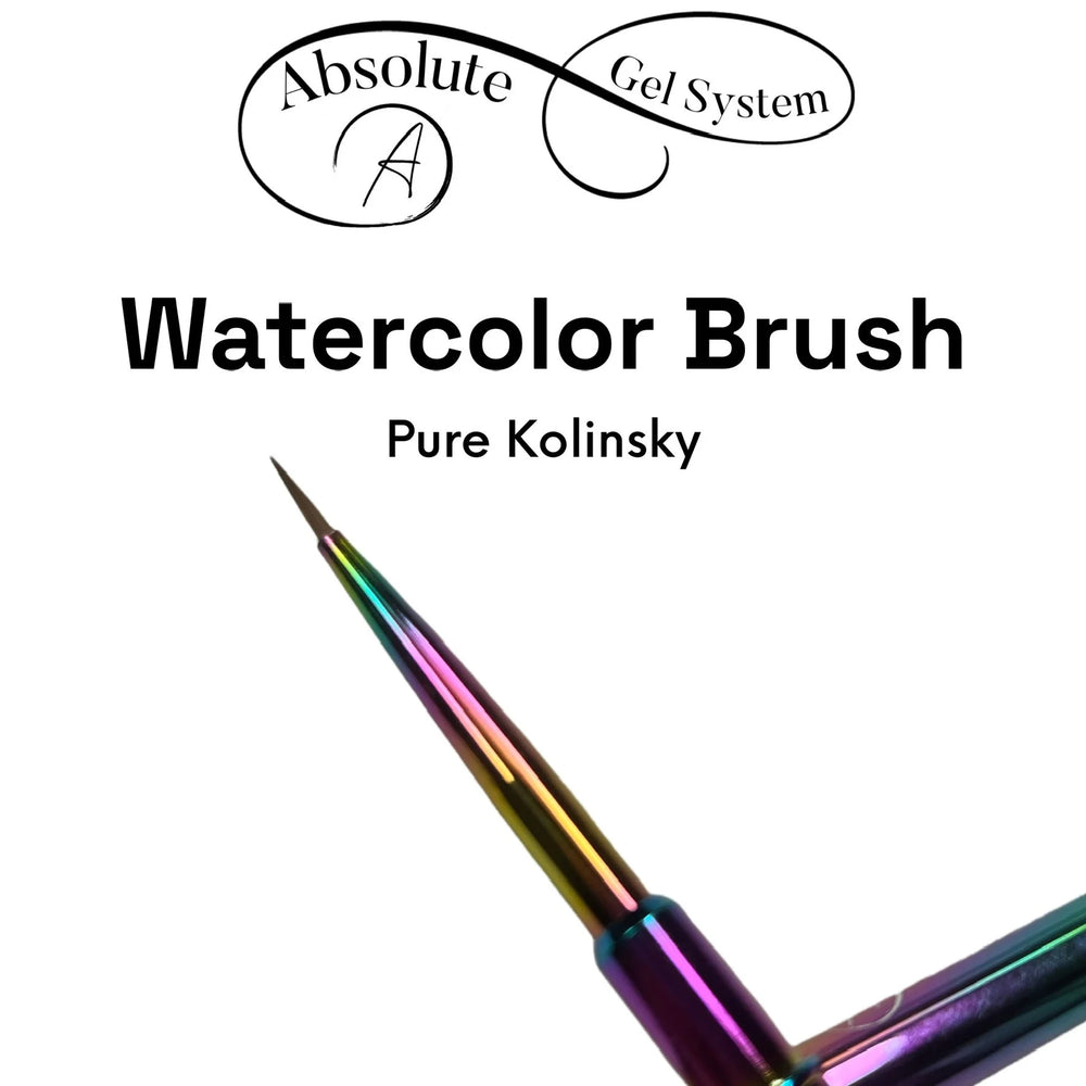 Watercolor Brush (Pure Kolinsky) Brush | Absolute Gel System