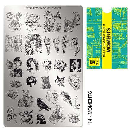 Moyra Stamping Plate 014 - Moments