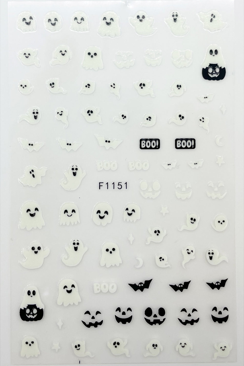 Spooky White Ghosts Decals | Lula Beauty