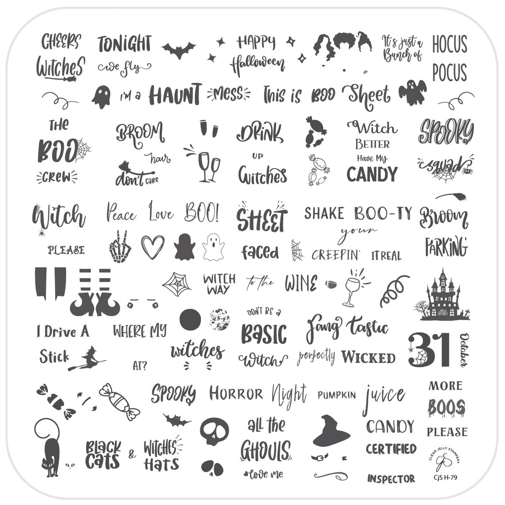 
                  
                    CjSH-079 - Boo Crew | Clear Jelly Stamping Plate
                  
                