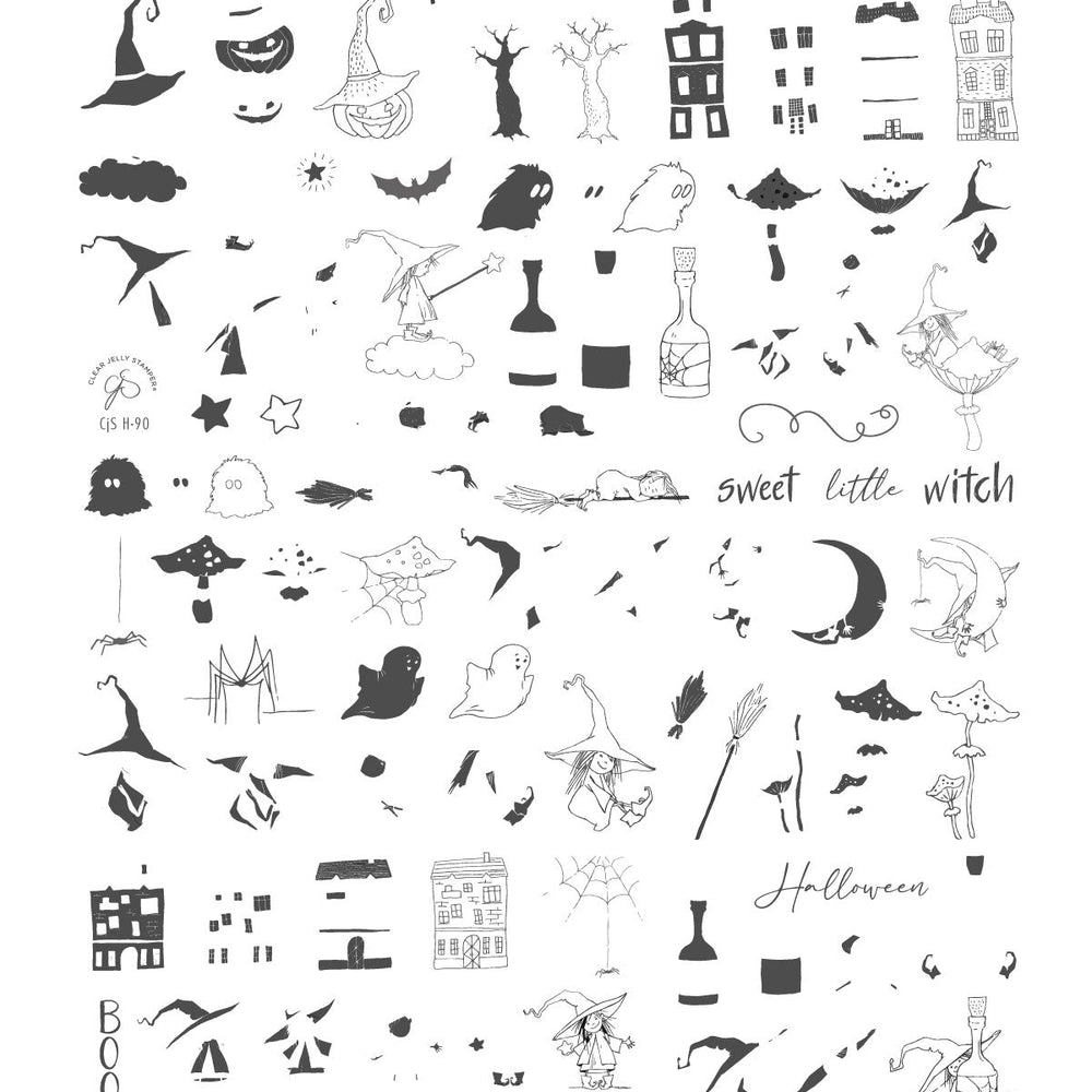 
                  
                    CjSH-090 Sweet Little Witch  |  Steel Nail Art Stamping Plate
                  
                