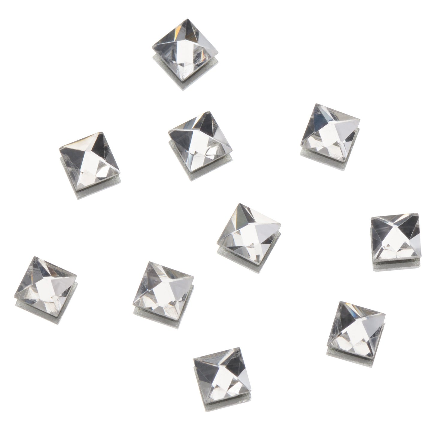 
                  
                    Clear as Mud Crystal Rhinestones ~ Square Assorted Sizes & Colours 10pk | Ugly Duckling
                  
                