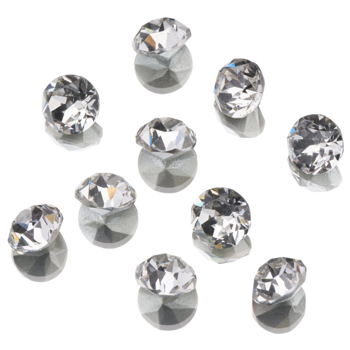 
                  
                    Clear as Mud Crystal Rhinestones ~ Round 10pk Assorted Sizes & Colours | Ugly Duckling
                  
                