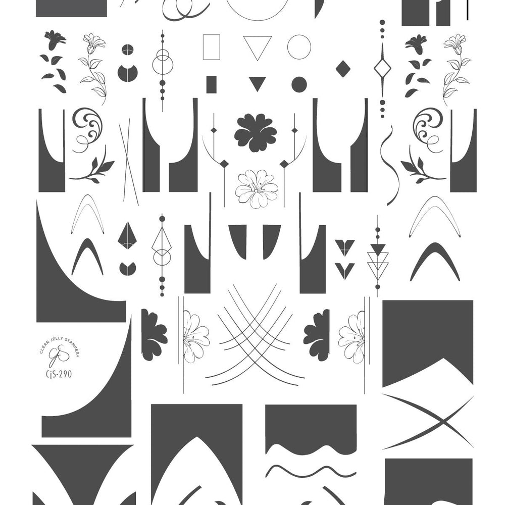 
                  
                    CJS-290 - French Mani - Four | Clear Jelly Stamping Plate
                  
                