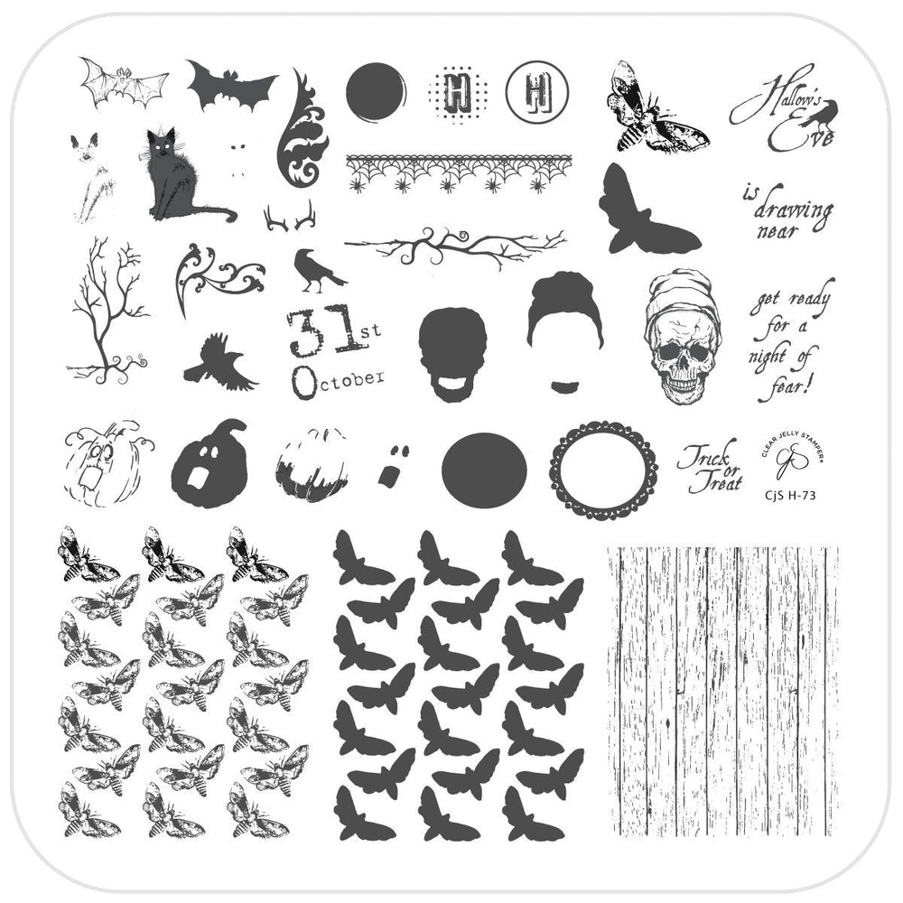 
                  
                    CjSH-073 Hallow's Eve  |  Clear Jelly Stamping Plate
                  
                