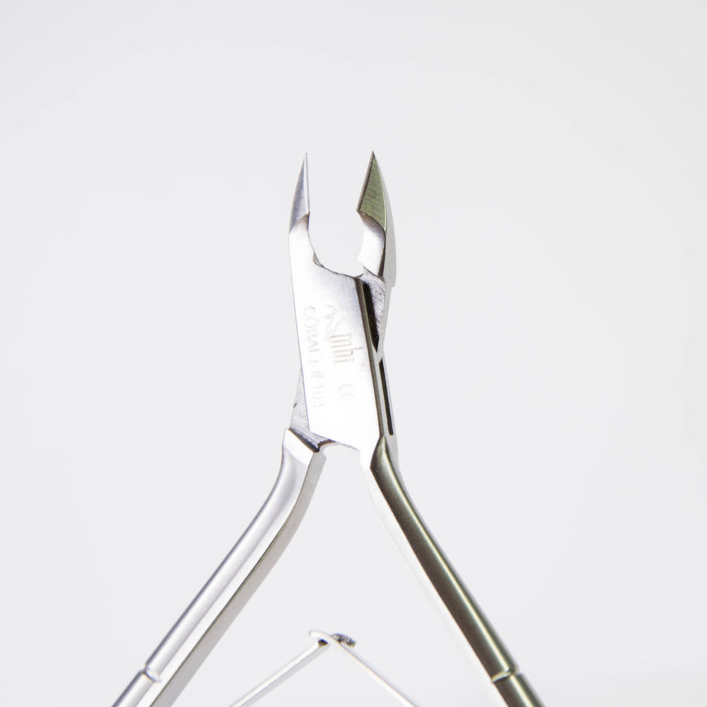 MBI-103D 1/2 Jaw Cuticle Nipper | Double Spring