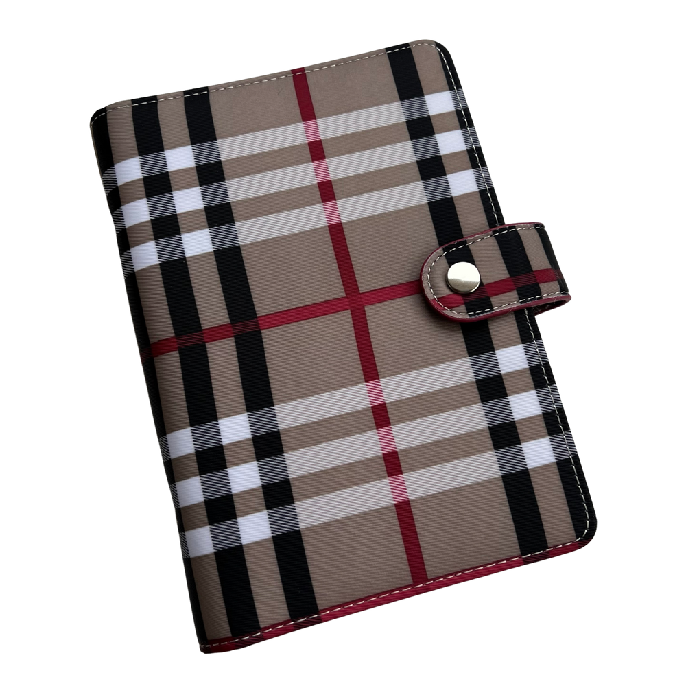 
                  
                    Stamping Plate Storage Binders in Snakeskin and Plaid - Large (14x9) - | Clear Jelly Stamper
                  
                