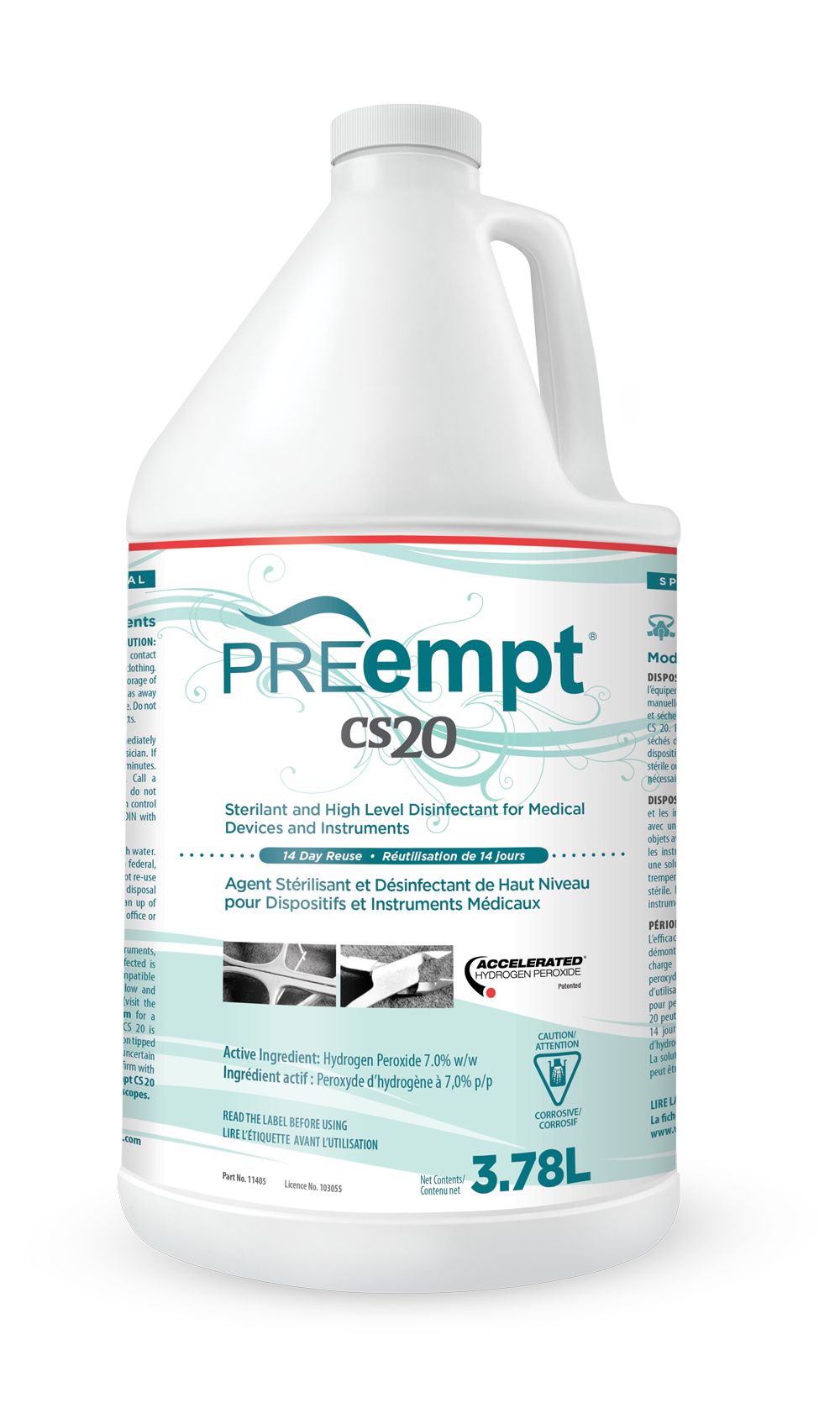 PREempt CS 20 Sterilant 3.78L