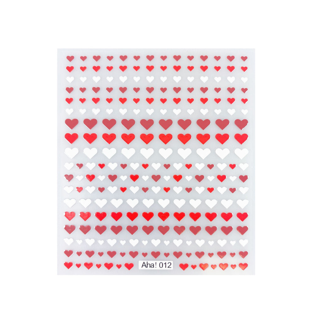 Hearts ❤  Hearts!  ~ Self Adhesive Decals | Lula Beauty