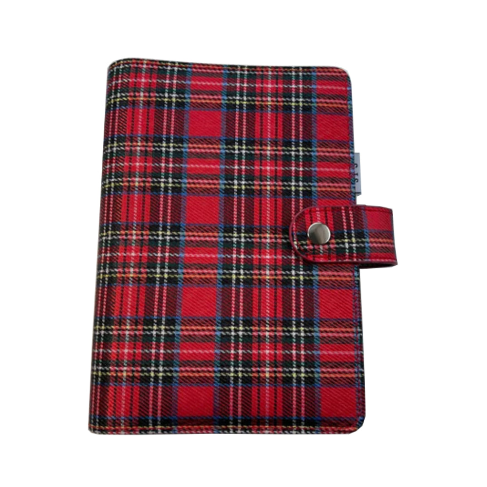 
                  
                    Stamping Plate Storage Binders in Snakeskin and Plaid - Large (14x9) - | Clear Jelly Stamper
                  
                